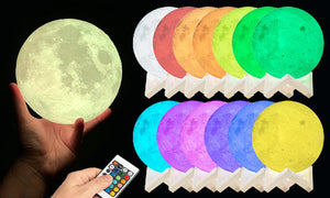 GloBrite Colour Changing Moon Lamps with Remote