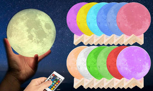 GloBrite Colour Changing Moon Lamps with Remote