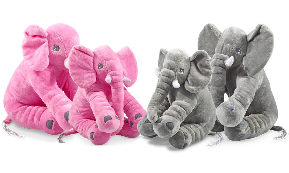 Baby Elephant Lumbar Pillows Cuqoo