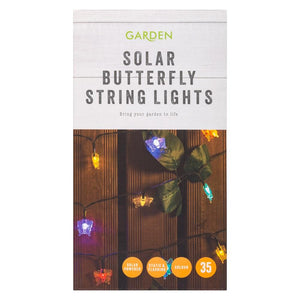 Butterflies Garden Solar String Lights