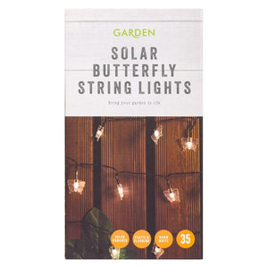 Butterflies Garden Solar String Lights