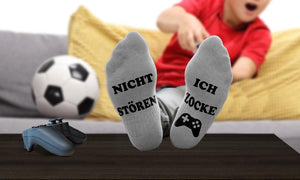 Kids' Do Not Disturb I'm Gaming Socks
