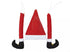 Elf and Santa Design Pair of Legs - Christmas Tree Decoration